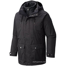 detachable hood with button snap cheap winter coats jacket for men